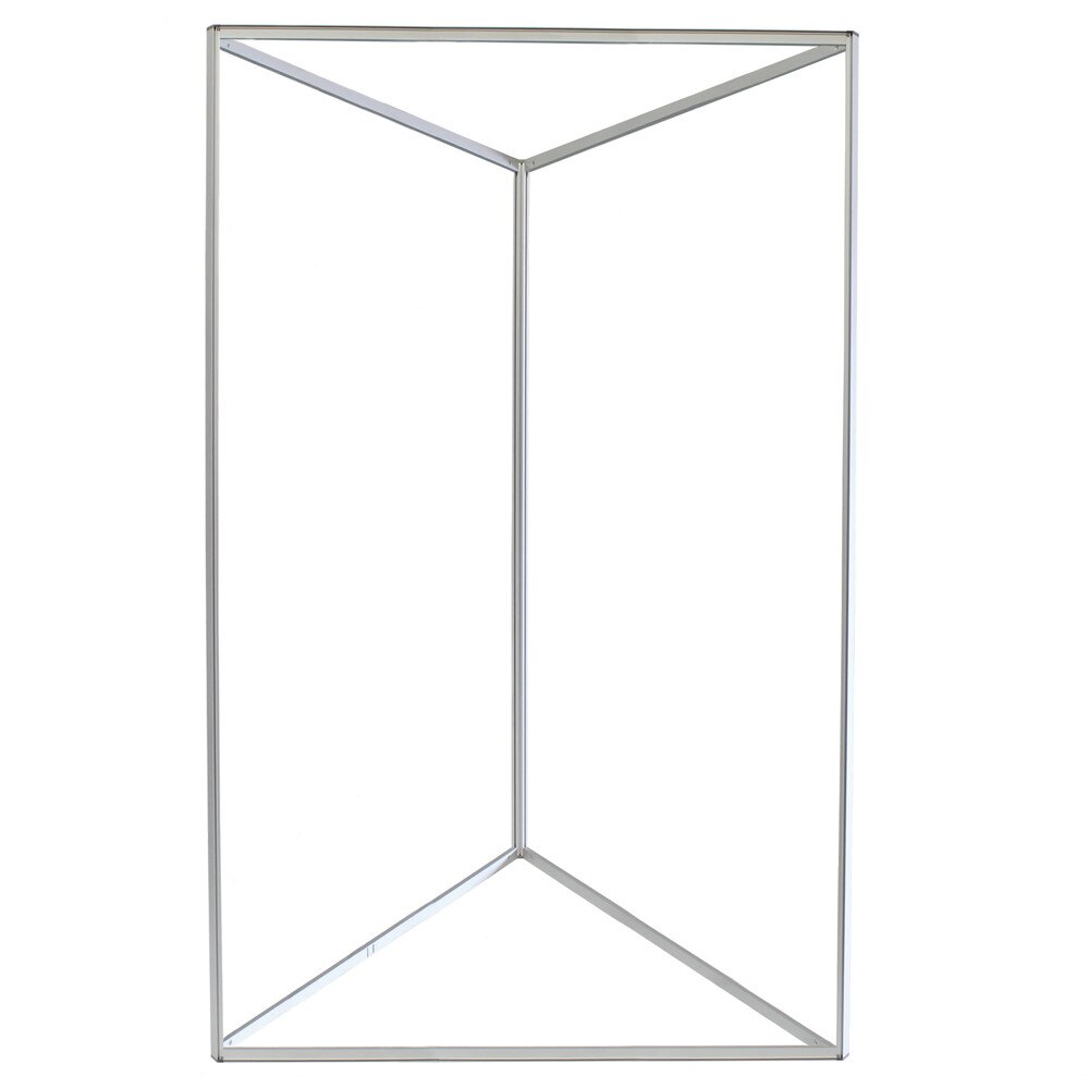 Big Sky Triangle Tower Silver Frame — 5x8 Hardware Only